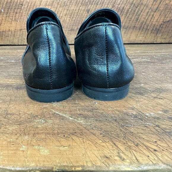 Aquatalia Revy Black Leather Weatherproof Loafer 7.5 - Picture 3 of 12